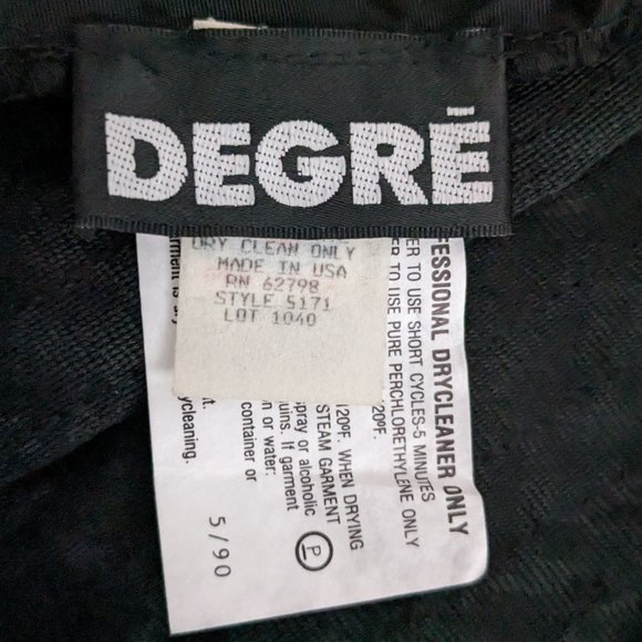 Full Length Black Sequined Gown by Degré, Size 7/8 - Picture 6 of 7